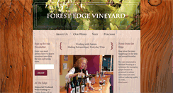 Desktop Screenshot of forestedgevineyard.com